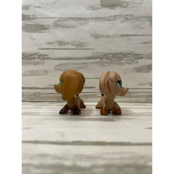 Littlest Pet Shop Dachshunds DOGS #139 & #518 LPS